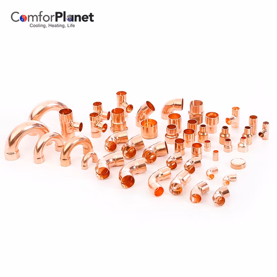 Precio de fábrica HVAC Refrigeración Tubo de cobre Tubo Montaje de cobre Curva de retorno para aire acondicionado