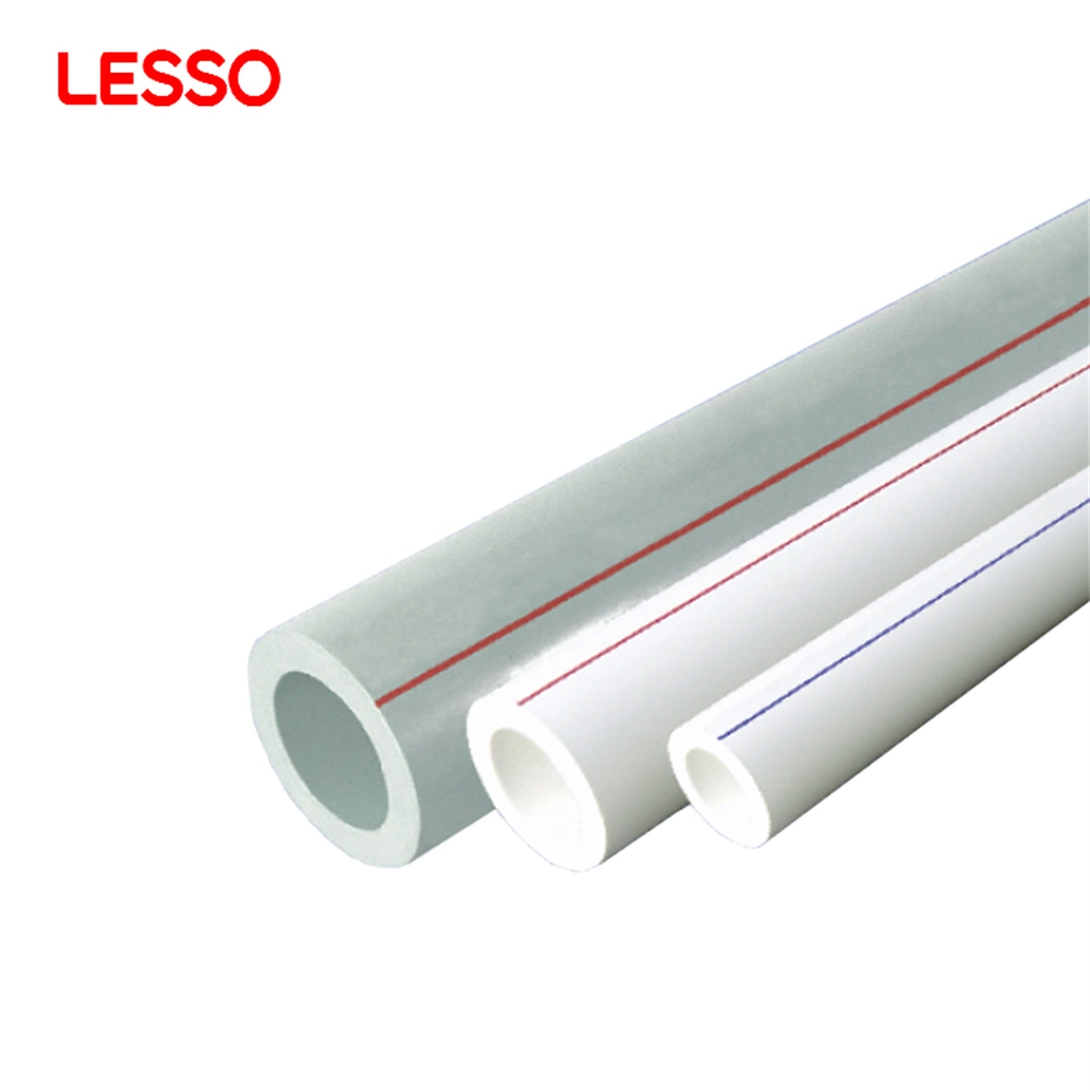 Lesso Straight Coil Pipe White Grey Colour 16 20 25 32 40 50 63 75 90 110 125 160mm PPR Pipeline for Cold and Hot Water Supply