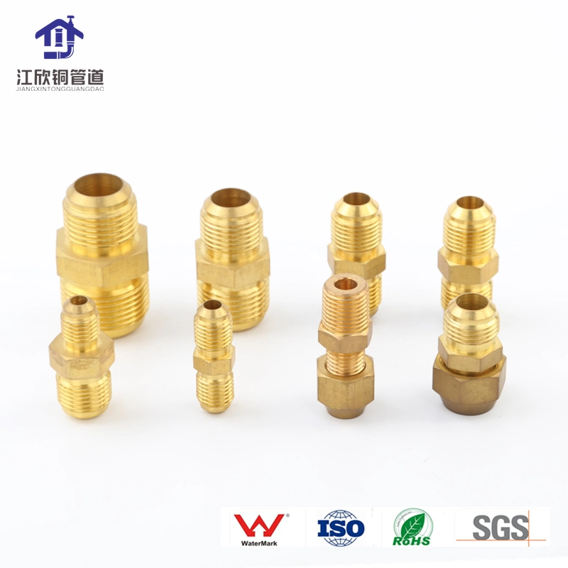 Copper Coil Capillary Pipe with Nut Connecting Pipe Copper Socket Fitting