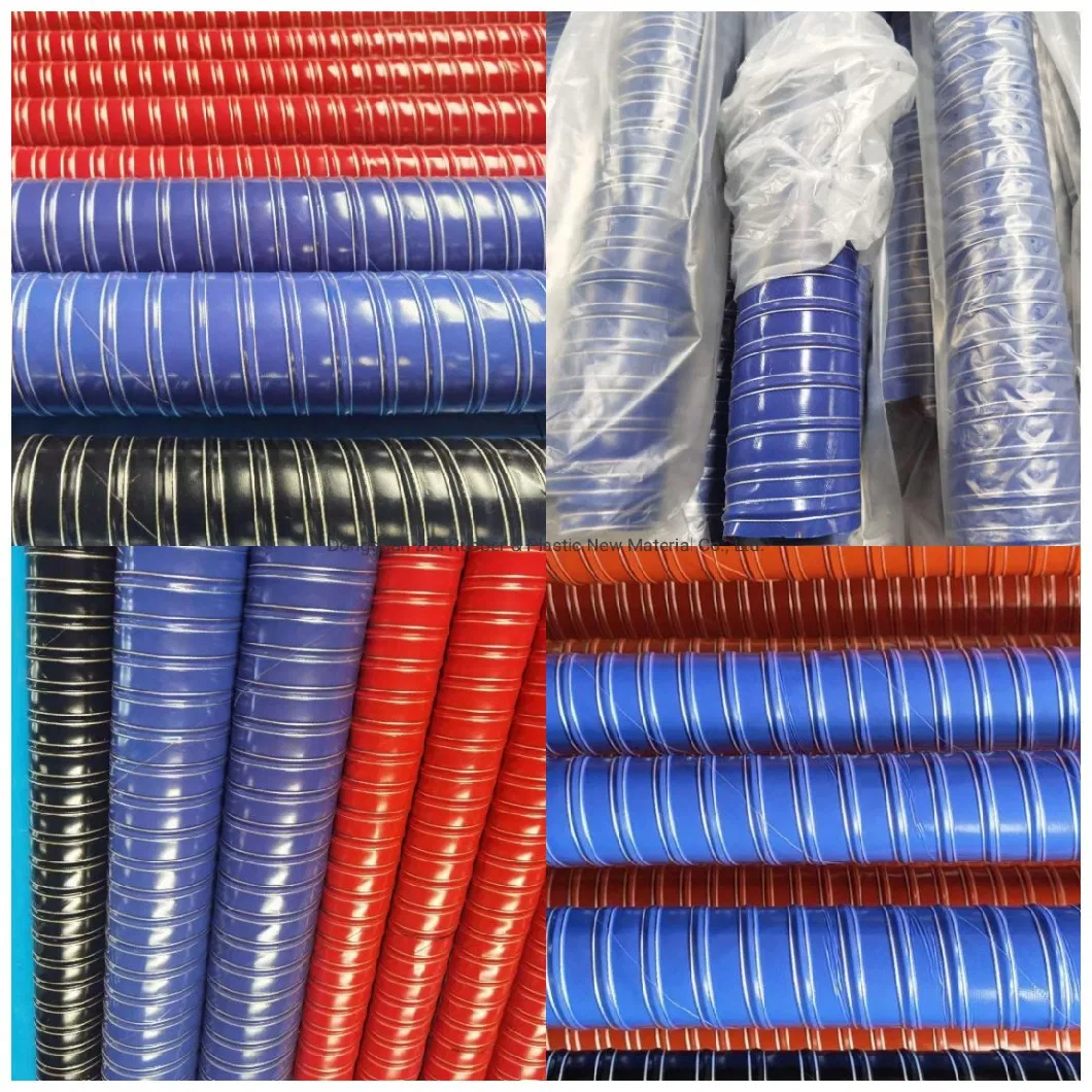 Flexible Exhaust Pipe 1.5 Inch High Pressure Reinforced Silicone Coated Fiberglass Pipe