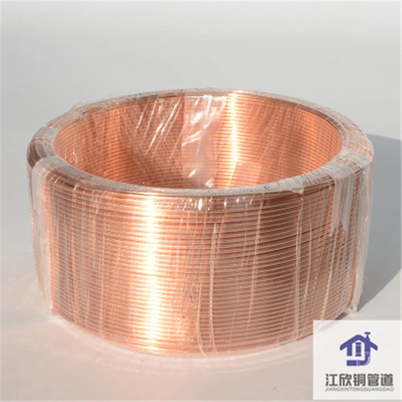 Copper Refrigeration Air Conditioner Coil Tube Pancake L Type Pipe