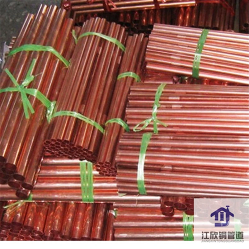 Copper Refrigeration Air Conditioner Coil Tube Pancake L Type Pipe