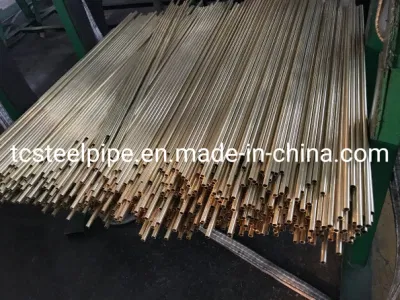 China Tubo de cobre C11000 de pared delgada de 1 pulgada para aire acondicionado