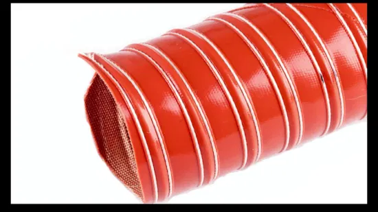 Tubo flexible de escape de 4m, productos de fibra de vidrio, tubo flexible de alambre de alta temperatura